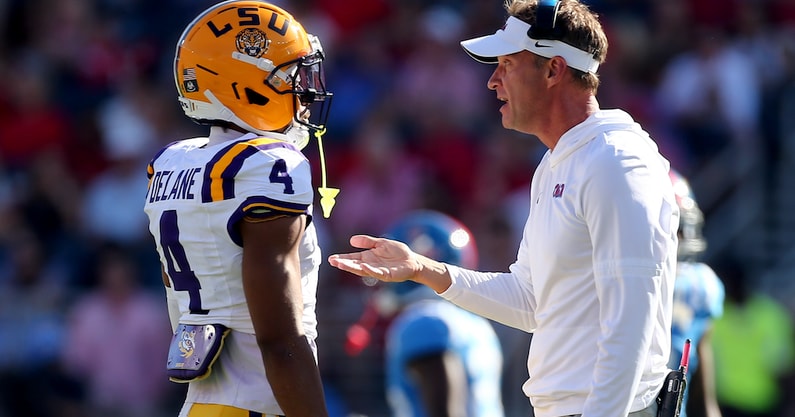 LSU is pushing to hire Ole Miss head coach Lane Kiffin (Photo: USA Today)
